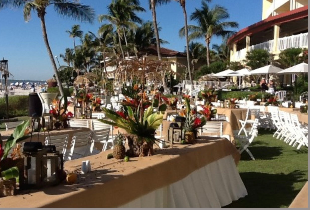 Table Scape - Tropical Pineapples - starting @