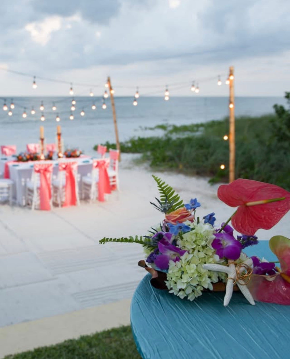 Beach dinner